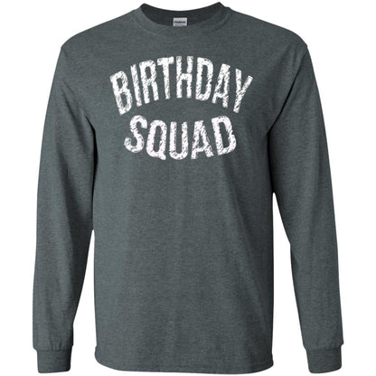 Birthday Squad T-shirt Dark Heather