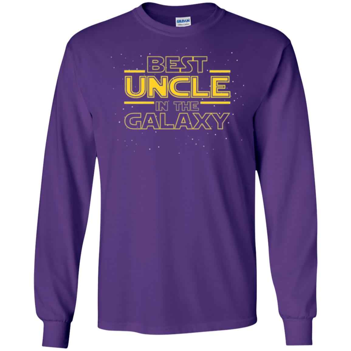 Uncle T-shirt Best Uncle In The Galaxyt-shirt Purple