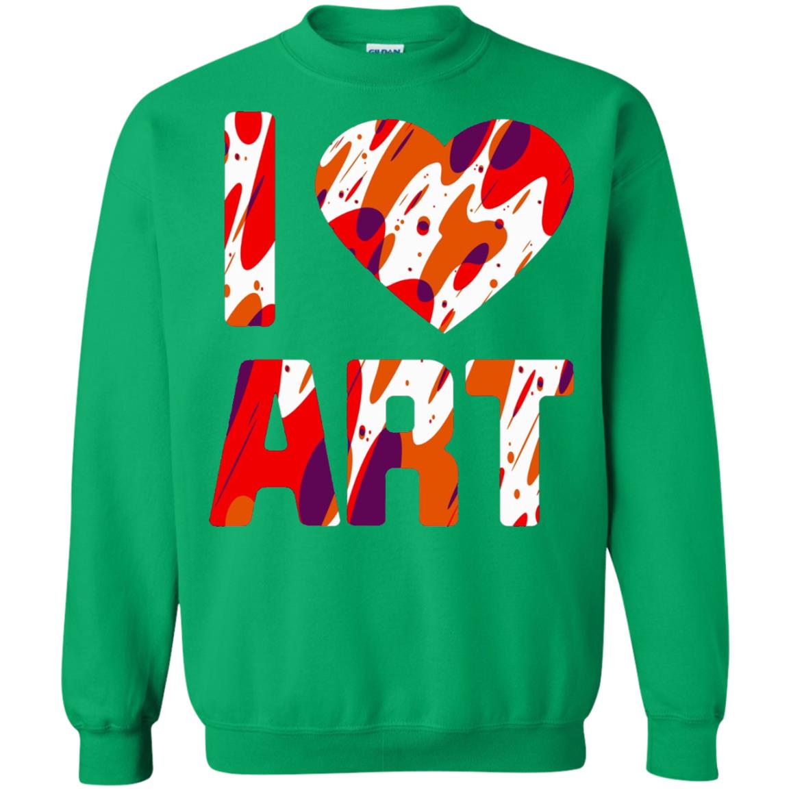 Artist T-shirt I Love Art Irish Green