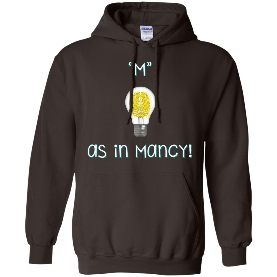 M As In Mancy T-shirt Dark Chocolate