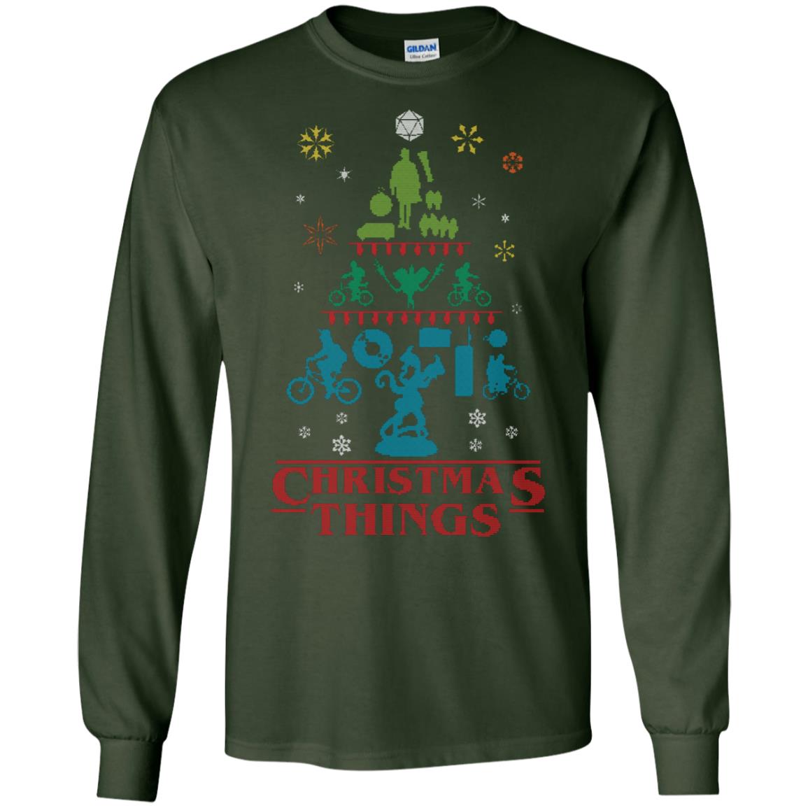 Christmas Things Shirts Forest Green