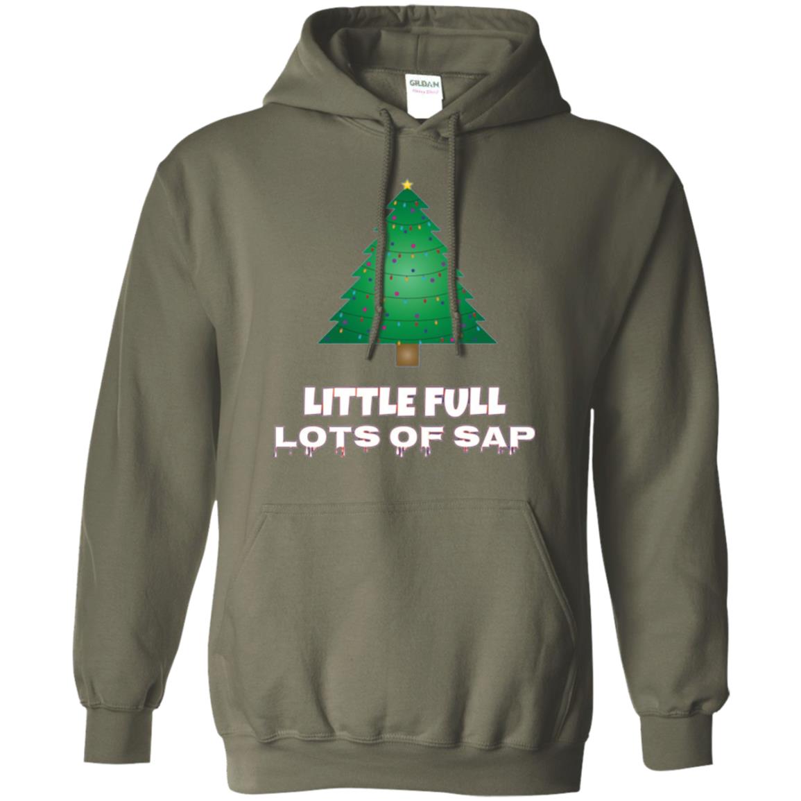 Christmas T-shirt Little Full Lots Of Sap Military Green