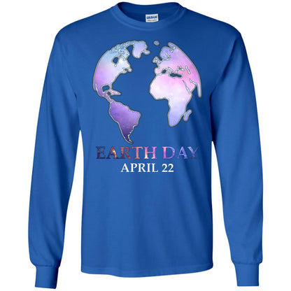 Earth Day April 22 T-shirt For Save The Environment Royal