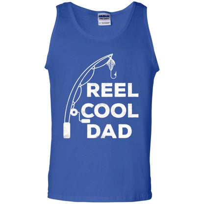 Fisherman T-shirt Reel Cool Dad Royal