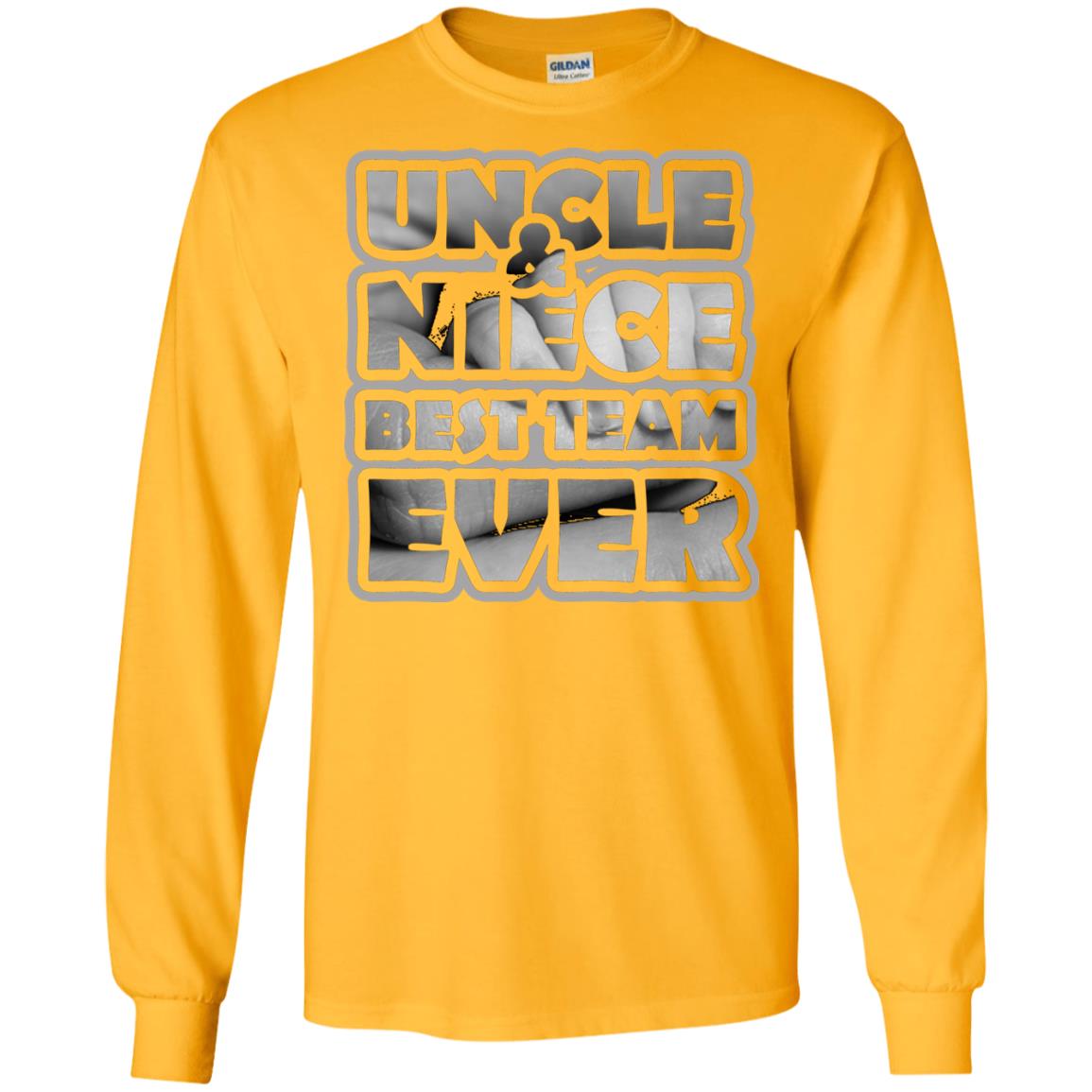 Uncle And Niece Best Team Ever Shirt For Uncle Or Niece Gold
