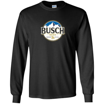Beer Lovers T-shirt Busch Beer Black