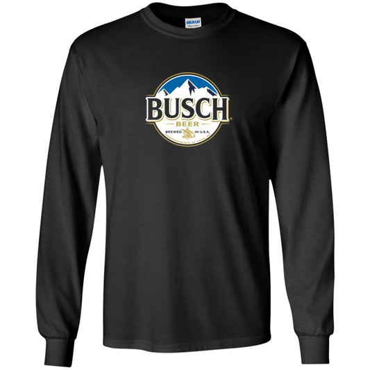 Beer Lovers T-shirt Busch Beer Black