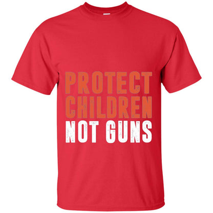 Protect Children Not Guns Anti Gun T-shirt Red