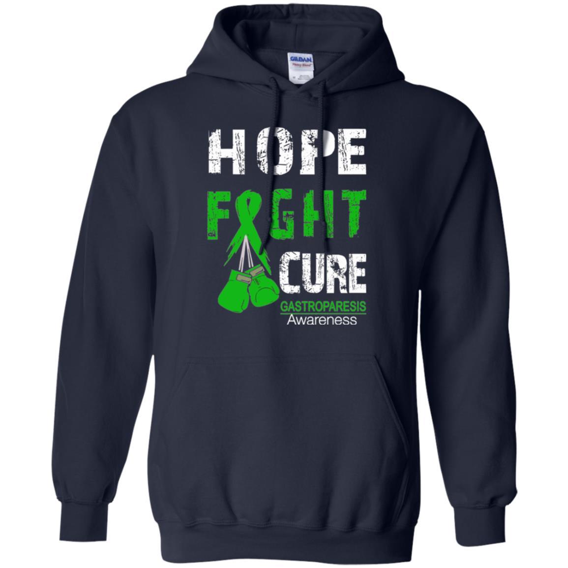 Gastroparesis Awareness T-shirt Hope Fight Cure Gastroparesis Awareness Navy