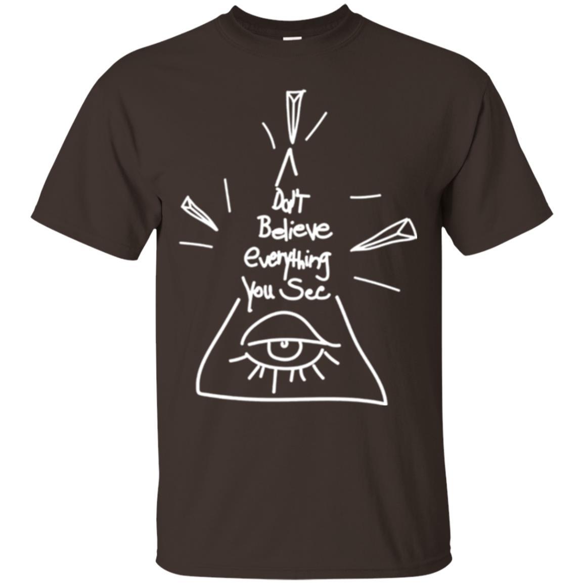 Shane Dawson T-shirt Don't Believe Everything You See Dark Chocolate