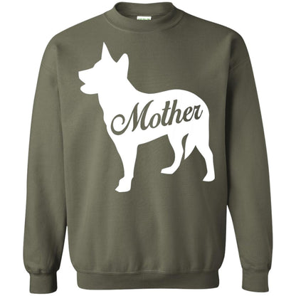 American Cattle Dog Mom T-shirt Military Green