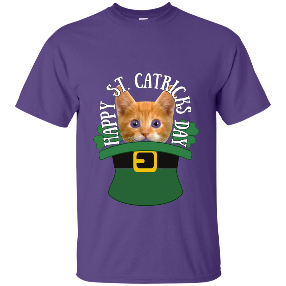 Happy Saint Patricks Day T-shirt Purple