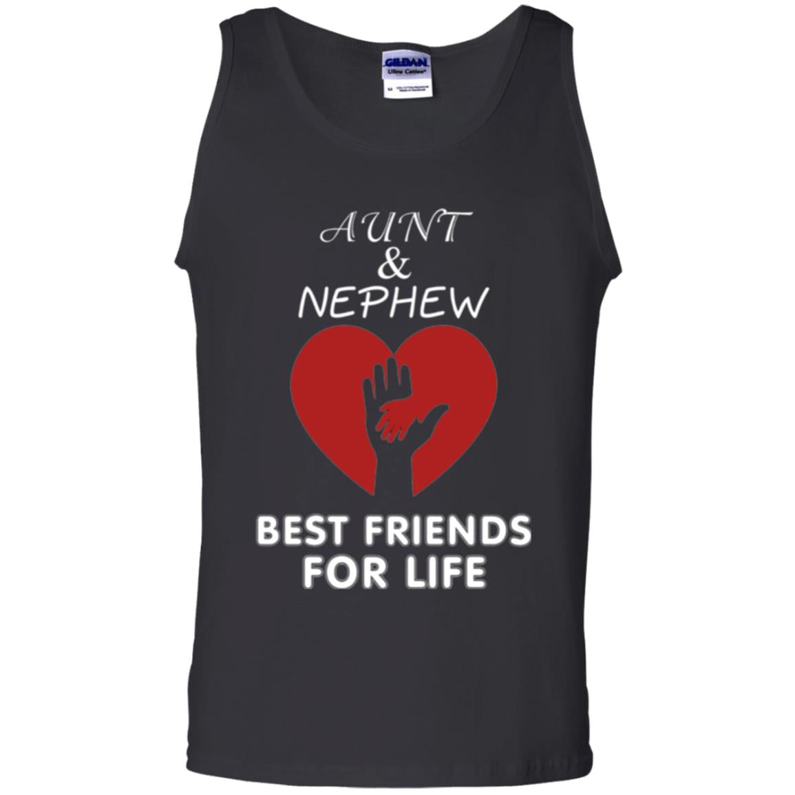 Family T-shirt Aunt And Nephew Best Friends For Life Black