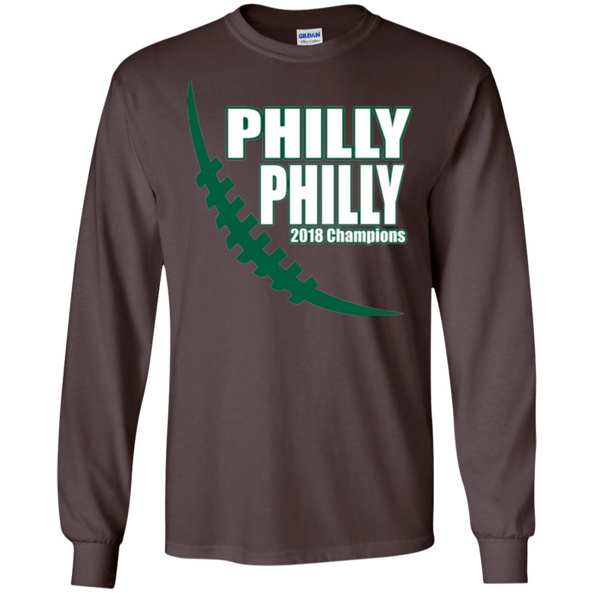 Football Lover T-shirt Philly Philly 2018 Championship Dark Chocolate