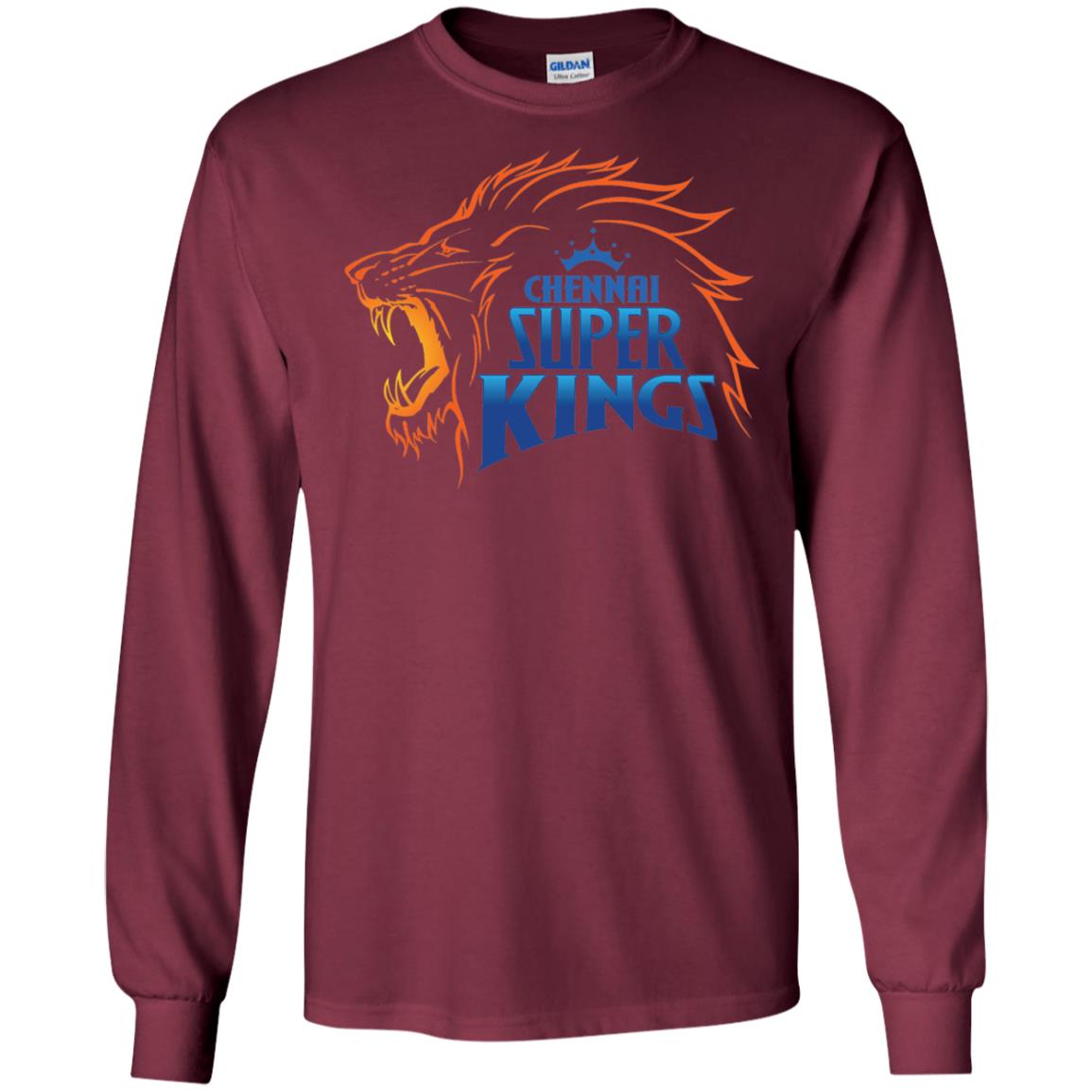 Chennai Super Kings Cricket Fans 2018 T-shirt Maroon
