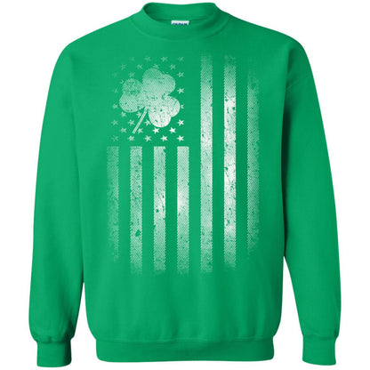 Vintage Irish American Shamrock Flag St Patricks Day T-shirt Irish Green