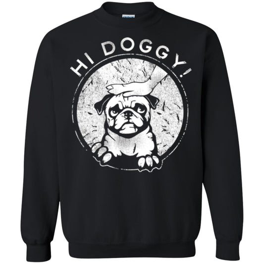 Dog Lovers T-shirt Hi Doggy Black