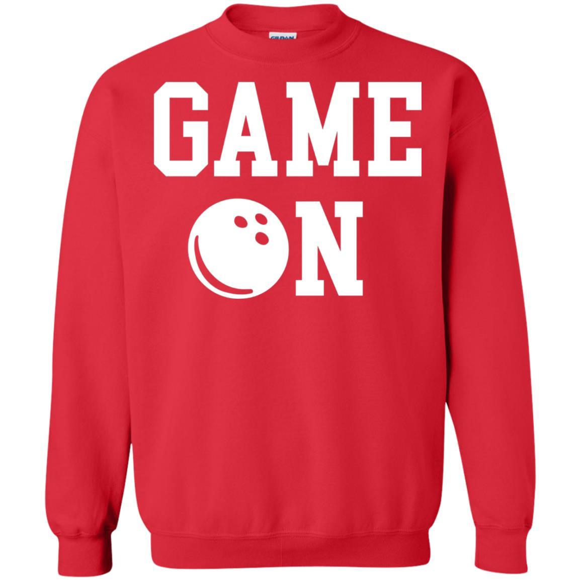 Bowler T-shirt Game On Bowling T-shirt Red