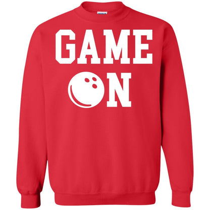 Bowler T-shirt Game On Bowling T-shirt Red