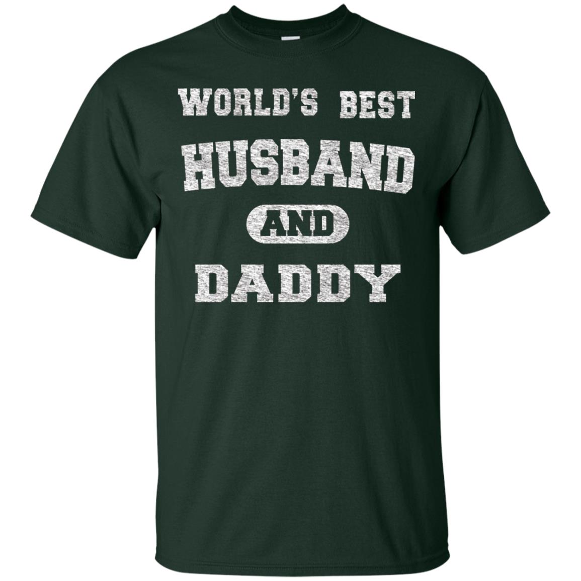 Worlds Best Husband And Daddy Family Shirt Forest