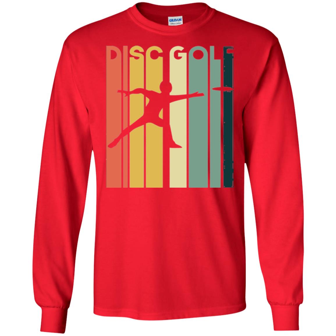 Disc Golf Retro Vintage T-shirt Red