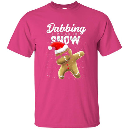 Dabbing Gingerbread T-shirt Dabbing Through The Snow Heliconia