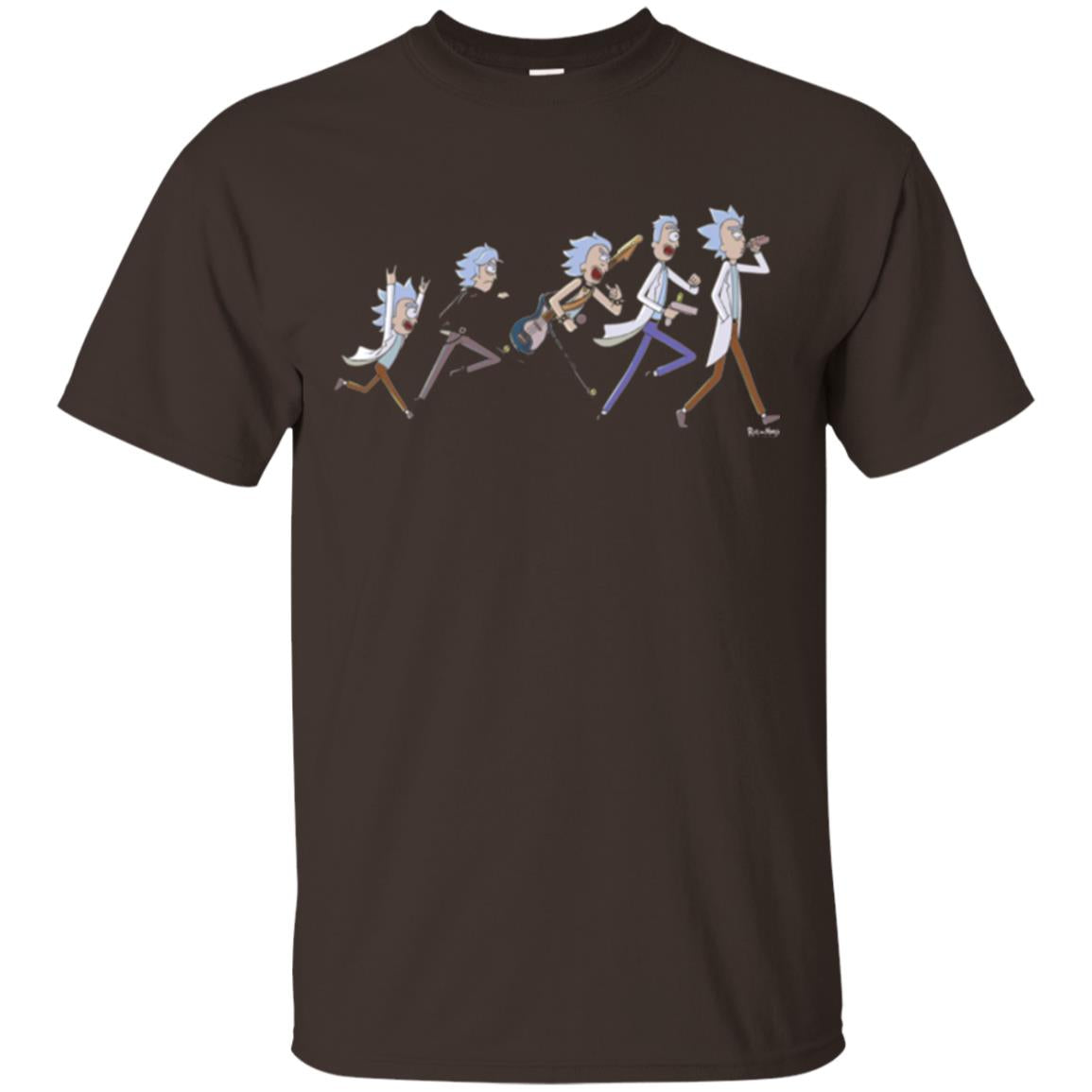 Rick And Morty T-shirt The Life Of Rick Dark Chocolate