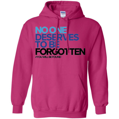 Inspirational T-shirt No One Deserves To Be Forgotten Heliconia