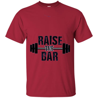 Workout Gym T-shirtraise The Bar Cardinal