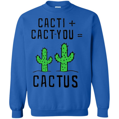 Funny Cactus Shirt Cact I Cact You Royal