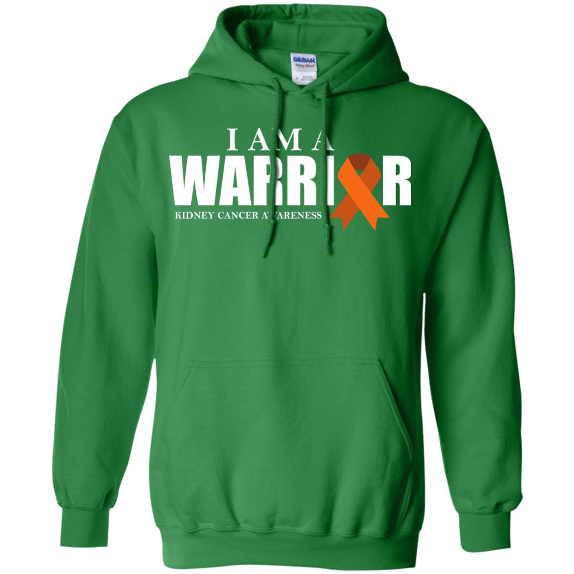 Kidney Cancer Awareness T-shirt I Am A Warrior Kidney Cancer Awareness Irish Green