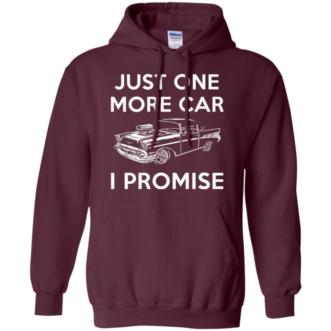 Car Lover T-shirt Just One More Car Maroon