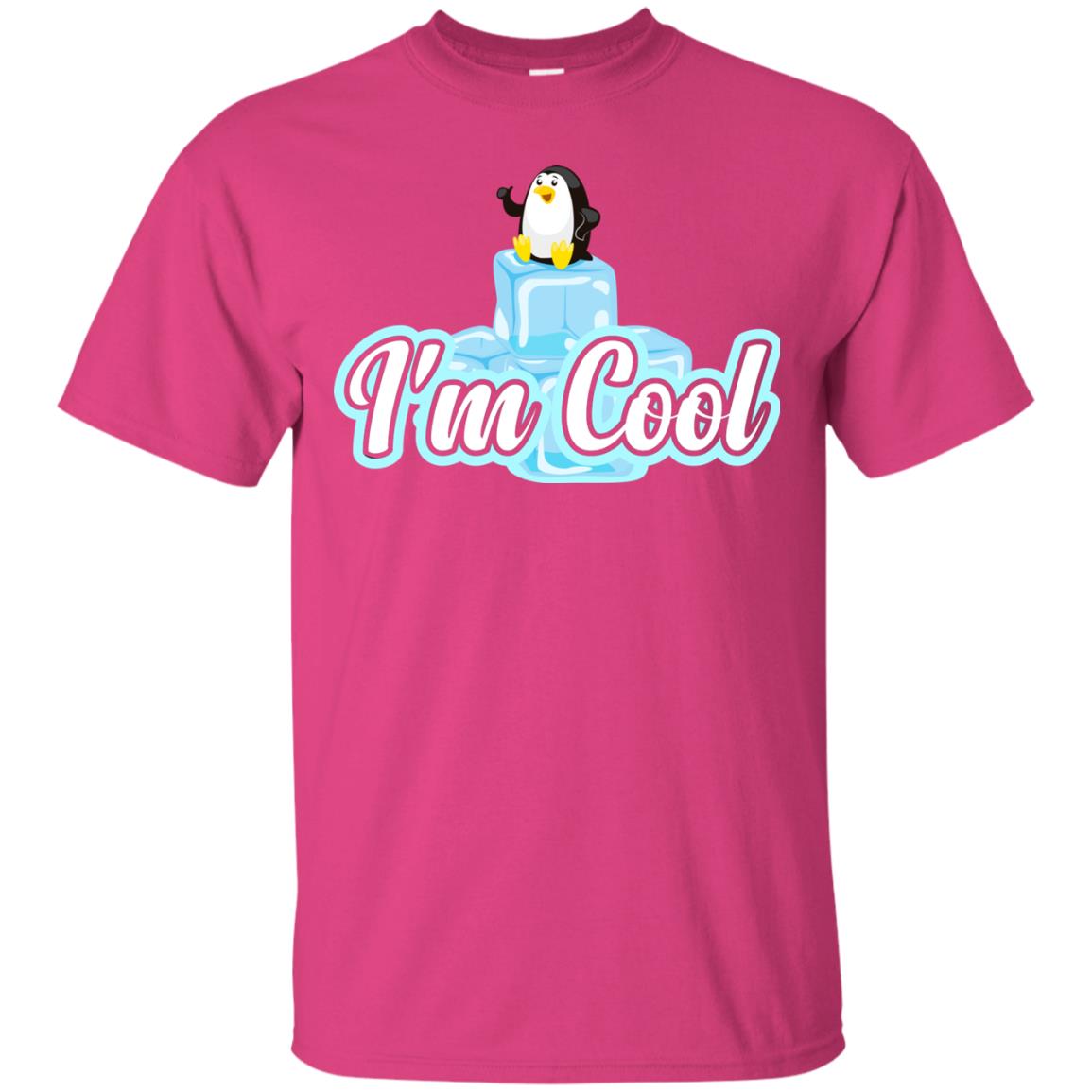 Penguin I_m Cool Gift Shirt For Penguin Lover Heliconia