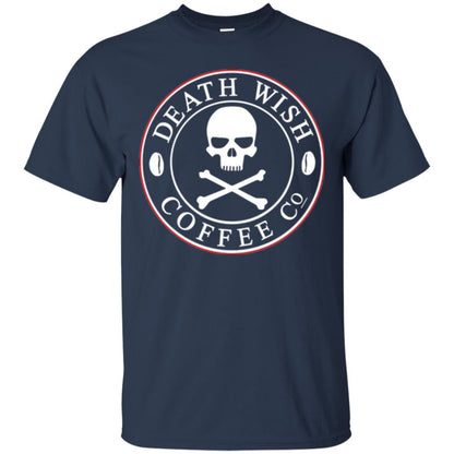 Death Wish Coffee Logo T-shirt Navy