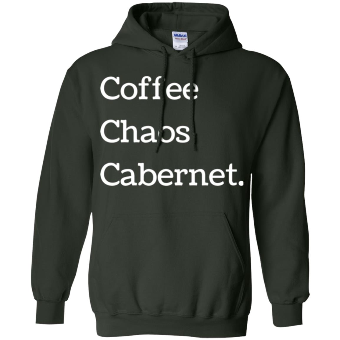 Coffee Chaos Cabernet T-shirt Forest Green
