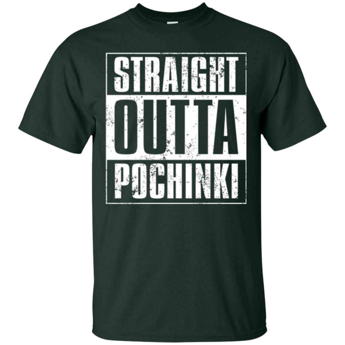 Gaming T-shirt Straight Outta Pochinki Forest Green