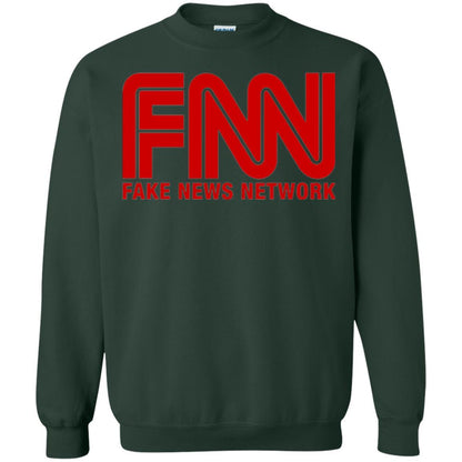 Anti Trump T-shirt Fnn Fake News Network T-shirt Forest Green