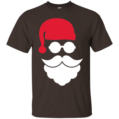 Christmas Shirt Santa Claus Face Dark Chocolate