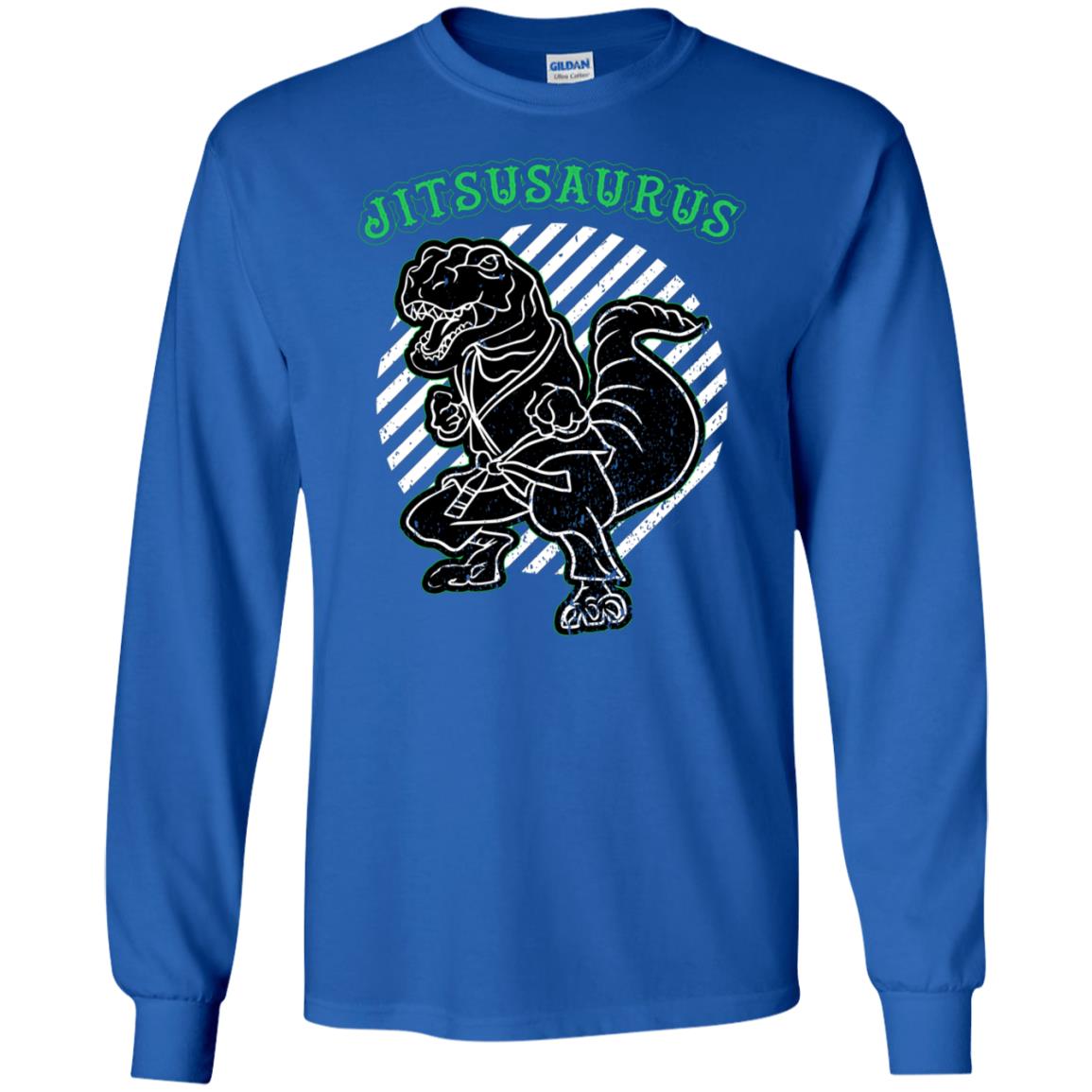 Jitsusaurus Jujutsu Saurus Shirt Royal