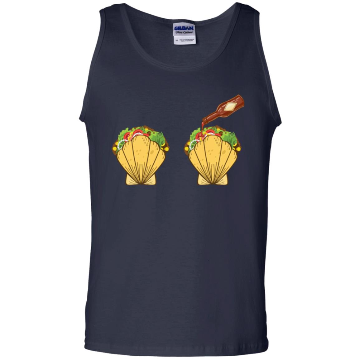 Mermaid Shell T-shirt Taco Bra And Spicy Chili Sauce Navy