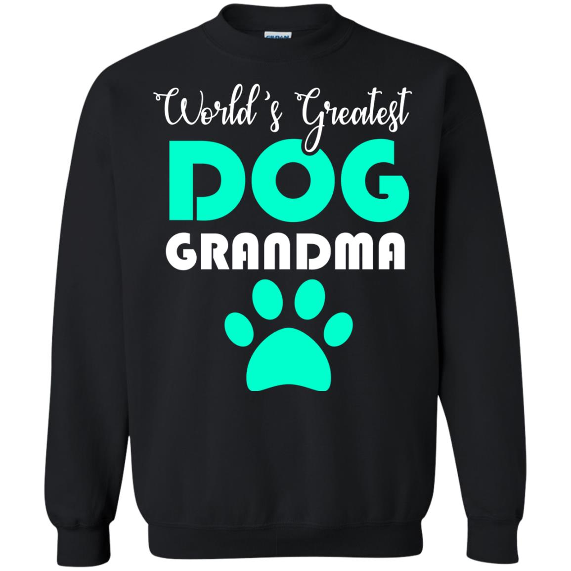 World_s Greatest Dog Grandma Cool Shirt For Mama Love Dogs Black
