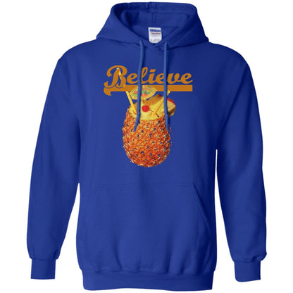 Believe Pineapple Cuptropical Drink T-shirt Royal