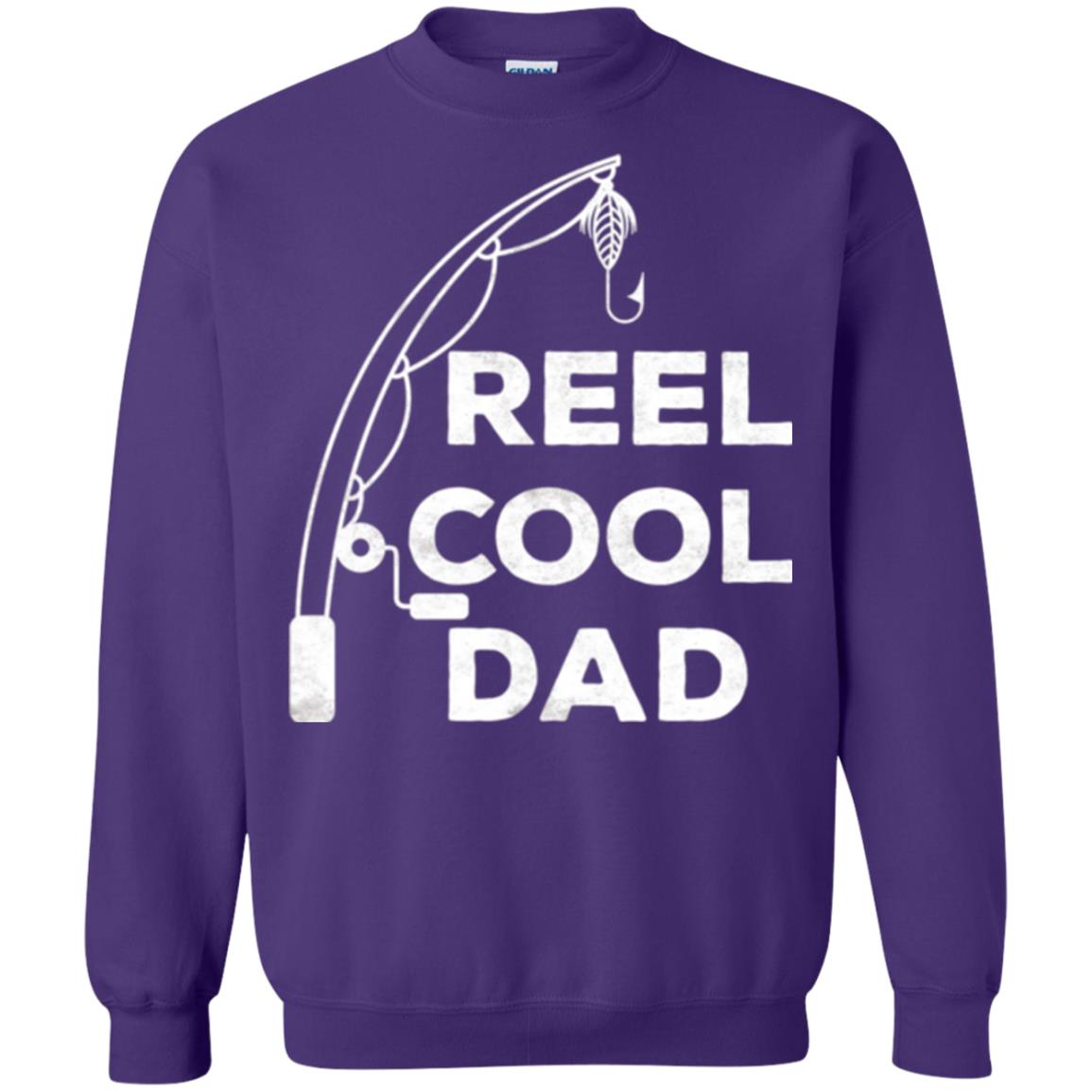 Fisherman T-shirt Reel Cool Dad Purple