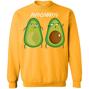 Funny Avocado T-shirt For Bros And VegansG180 Gildan Crewneck Pullover Sweatshirt 8 oz.