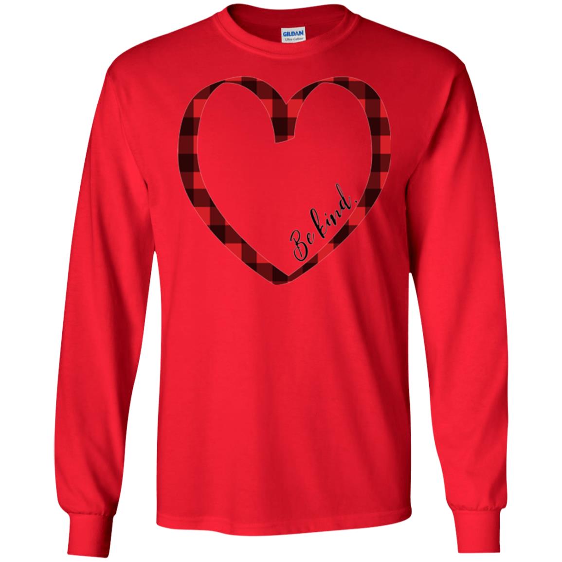 Be Kind Inspirational Motivational T-shirt Red
