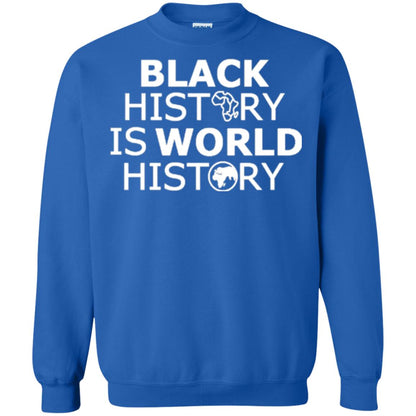 Black History Is World History T-shirt Royal