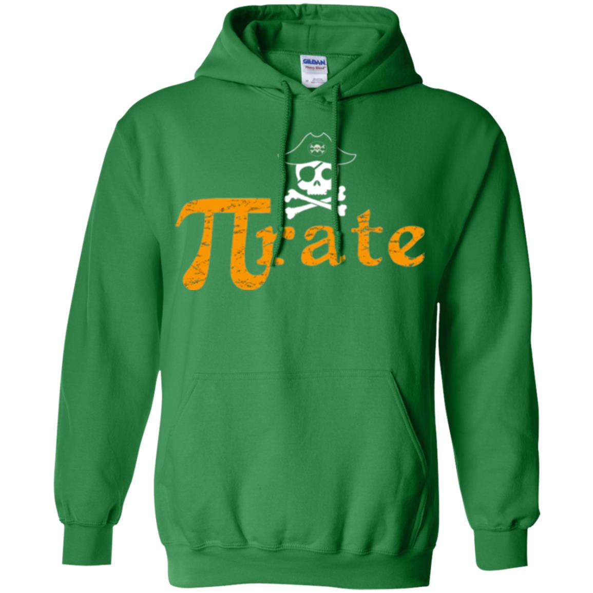 Math Pirate Pi Day T-shirt Funny Math Pirate Irish Green