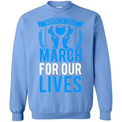 Anti Gun T-shirt March For Our Lives March 24 2018 Carolina Blue