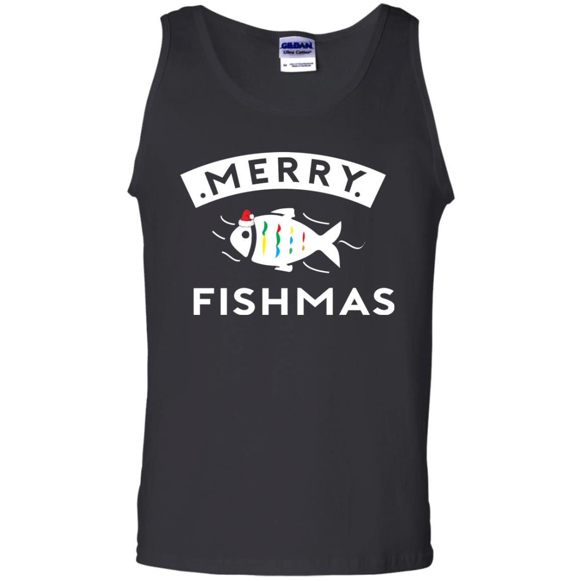 Merry Christmas Fisherman T-shirt Merry Fishmas