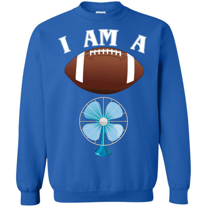 Football Lover T-shirt I Am A Football Fan Royal